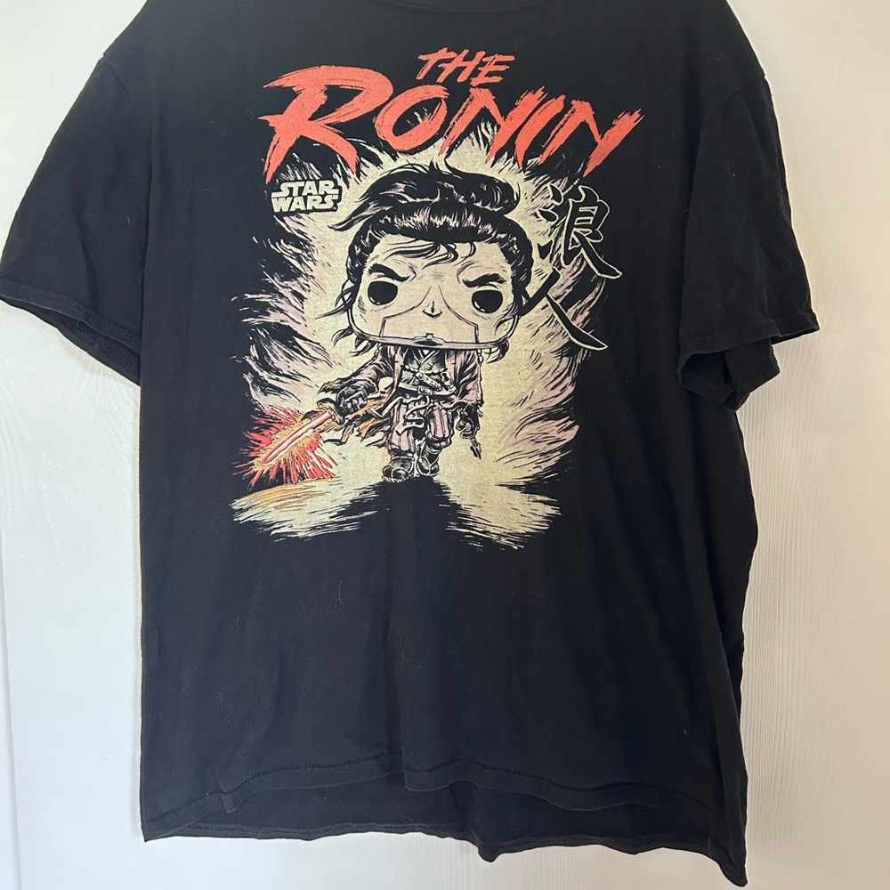 Pop Star Wars Graphic Tee in Black and Red
